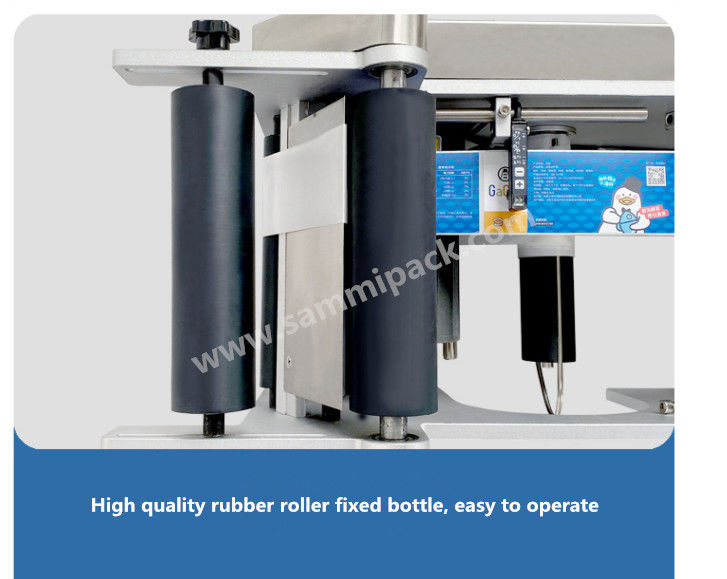 MT-50 เครื่องติดฉลากขวดทรงกลมกึ่งอัตโนมัติ, เครื่องติดฉลากสำหรับกระป๋องและขวดเครื่องดื่ม