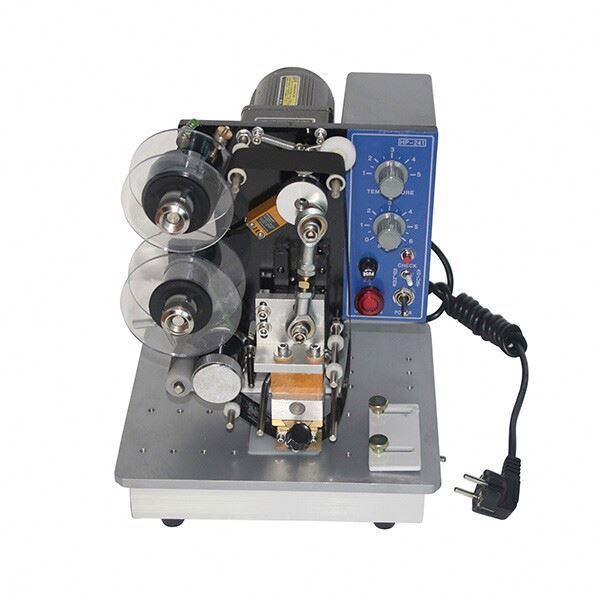 เครื่องพิมพ์รหัสริบบิ้นสีร้อนกึ่งอัตโนมัติรุ่นใหม่