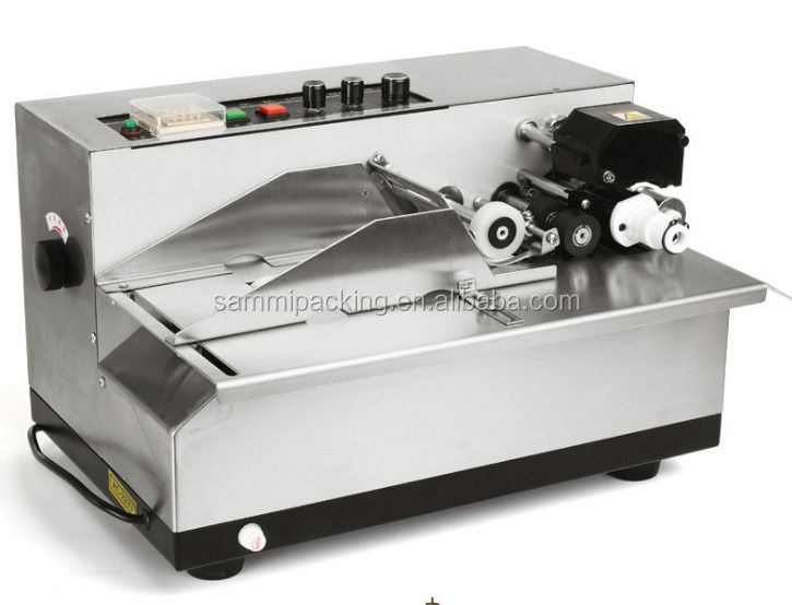 MY-380F เครื่องคัดรหัสวันหมดอายุต่อเนื่อง เครื่องพิมพ์เลขชุดหมึกเรียงความเร็วสูง สําหรับการใช้ในบ้านและการติดป้ายอุตสาหกรรม