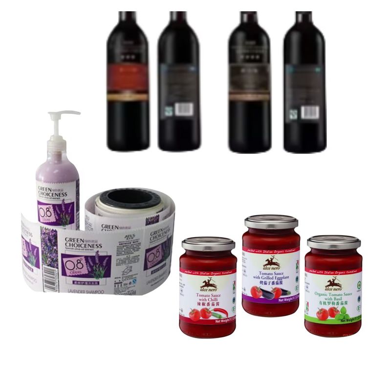 เครื่องติดฉลากสองด้านคุณภาพสูง, เครื่องติดฉลากแบบพันรอบบนโต๊ะสำหรับถัง/ขวดทรงกลม พร้อมฟังก์ชันการนับ