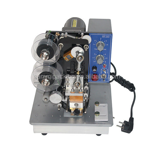 เครื่องพิมพ์ตัวเลขและวันที่แบบกึ่งอัตโนมัติ สภาพใหม่ เครื่องยนต์หลักสำหรับถุง ฟอยล์ ฟิล์ม