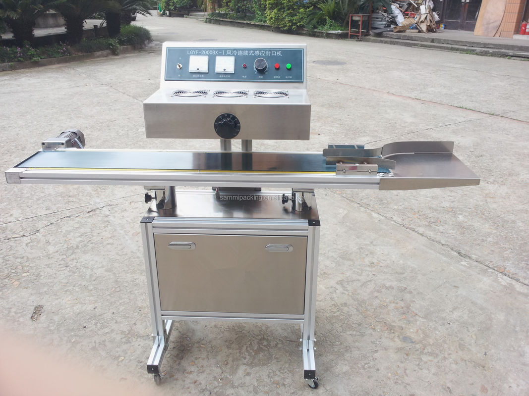 ผู้จัดจำหน่ายชาวจีน เครื่องปิดผนึกแบบเหนี่ยวนำอัตโนมัติ ชนิดระบายความร้อนด้วยอากาศ รุ่น LGYF -2000B