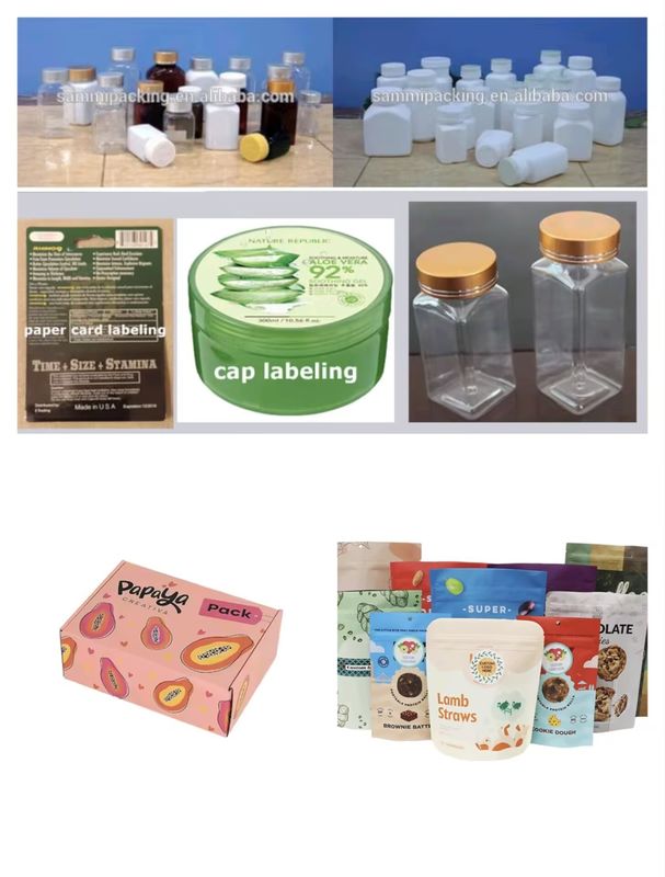 เครื่องติดฉลากสติกเกอร์ด้านบนความแม่นยำสูงสำหรับพื้นผิวเรียบ, ขวดทรงเหลี่ยม, ราคาโรงงาน