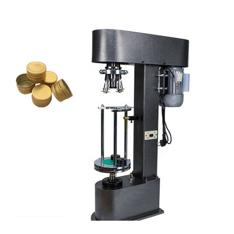 เครื่องขายตรงจากโรงงาน DK-50 Pilfer Proof Capper Capping Machine อลูมิเนียม Cap Capper