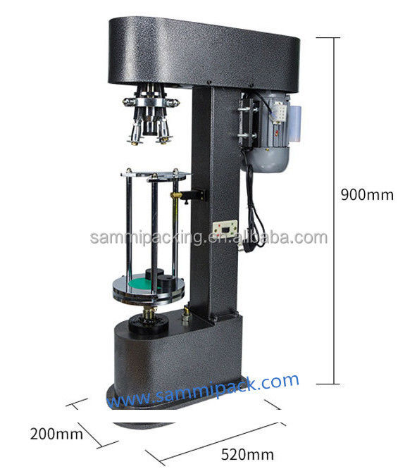 เครื่องขายตรงจากโรงงาน DK-50 Pilfer Proof Capper Capping Machine อลูมิเนียม Cap Capper