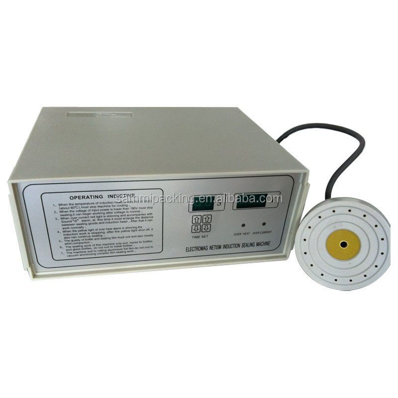 เครื่องปิดผนึกฝาขวดแบบพกพาด้วยไฟฟ้าสำหรับอลูมิเนียมฟอยล์ ขนาด 20-100 มม. สำหรับการปิดผนึกปากขวดเครื่องดื่ม