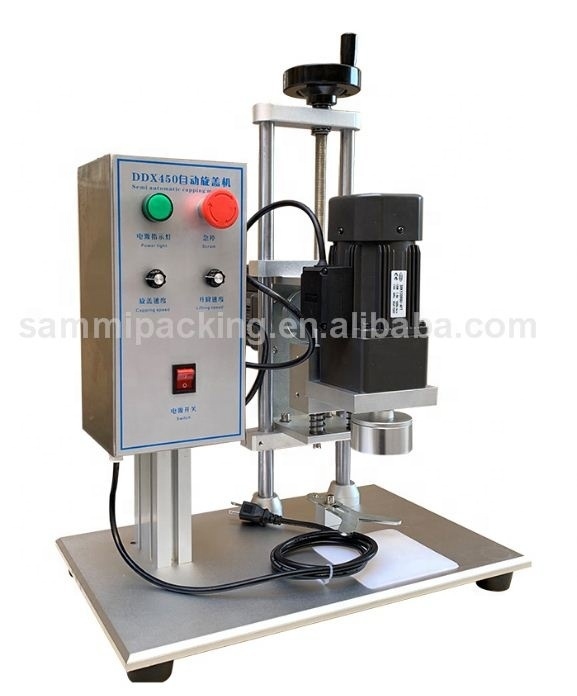เครื่องปิดฝาขวดไฟฟ้าตั้งโต๊ะราคาดีที่สุด DDX-450 เครื่องปิดฝาขวดแก้วและพลาสติกสำหรับเครื่องดื่ม