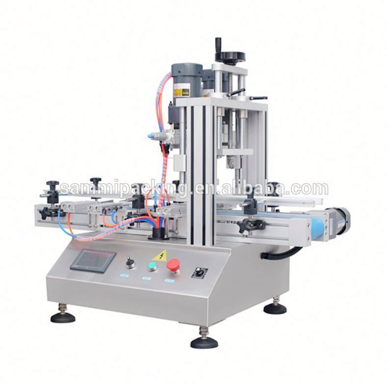 โรงงานขายตรง การออกแบบใหม่ โต๊ะน้ําอากาศ เครื่องกระตุ้นอัตโนมัติ สเปรย์ แคปเปอร์ เครื่องพลาสติก กระปุกกระปุก