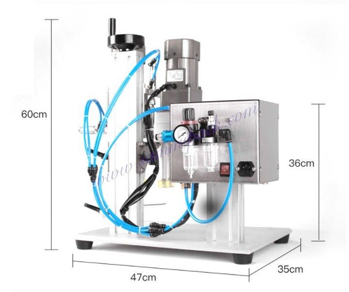 เครื่องปิดผนึกขวดพลาสติกอุตสาหกรรมที่ทนทาน เครื่องปิดฝาเกลียวสำหรับขวดสมุนไพร อุปกรณ์ปิดฝา เครื่องปิดฝา