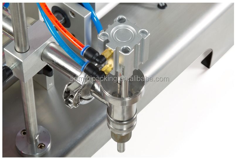 เครื่องเติมน้ําเหลวพิสตองหัวเดียวประสิทธิภาพสูง เครื่องเติมน้ํามันน้ํามันน้ํามันน้ําพริกน้ําดื่ม 100-1000 มิลลิลิตร สําหรับขวด/กล่อง