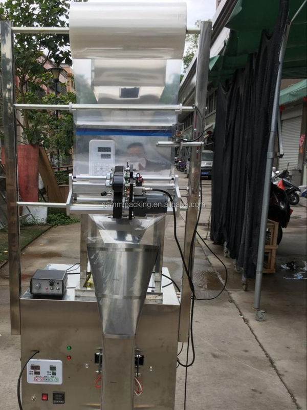 ขายร้อนมาก เครื่องบรรจุกระเป๋าแบบอัตโนมัติขนาด 100-500 กรัม พร้อมเครื่องพิมพ์วันที่ เครื่องรับแสงเซลล์