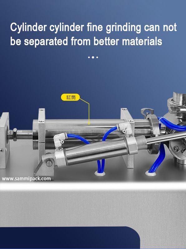 เครื่องบรรจุครีมโลชั่นเครื่องสำอางแบบผสมความร้อนด้วยลมร้อนสำหรับครีมน้ำผึ้งซอส