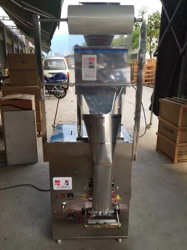 เครื่องบรรจุผงและเม็ดอัตโนมัติคุณภาพสูง 100-500 กรัม เครื่องบรรจุถั่ว เครื่องเทศ พริก ธัญพืช ผงขนมขบเคี้ยว พร้อม CE