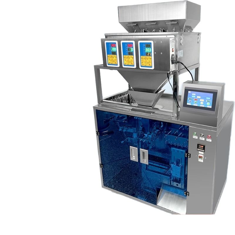 เครื่องอาหารไฟฟ้าอัตโนมัติเต็ม กระเป๋าเมล็ดเมล็ดเมล็ดถั่วชา อาหารปริมาณ กระเป๋าซิปเปอร์สําหรับกระเป๋าที่ทําขึ้นก่อน พลาสติก