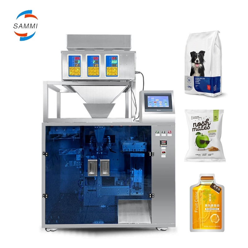 เครื่องบรรจุซองตั้งอัตโนมัติประสิทธิภาพสูงอัจฉริยะ พร้อมระบบควบคุม PLC