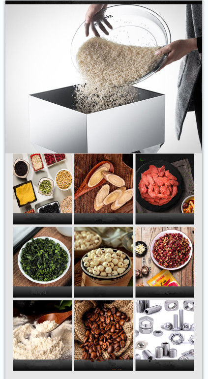 เครื่องจ่ายชาความจุขนาดใหญ่ 100-2500g เครื่องบรรจุผง เครื่องชั่งกึ่งอัตโนมัติ