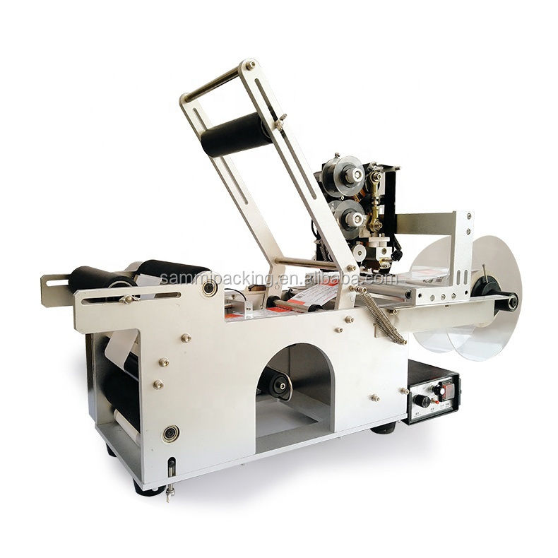 เครื่องติดป้ายกระป๋อง/กระป๋องแบบครึ่งอัตโนมัติ คุณภาพดี MT-50D