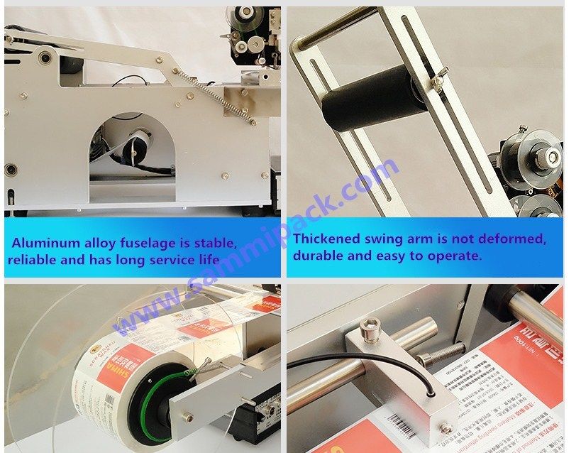 เครื่องติดป้ายกระป๋อง/กระป๋องแบบครึ่งอัตโนมัติ คุณภาพดี MT-50D