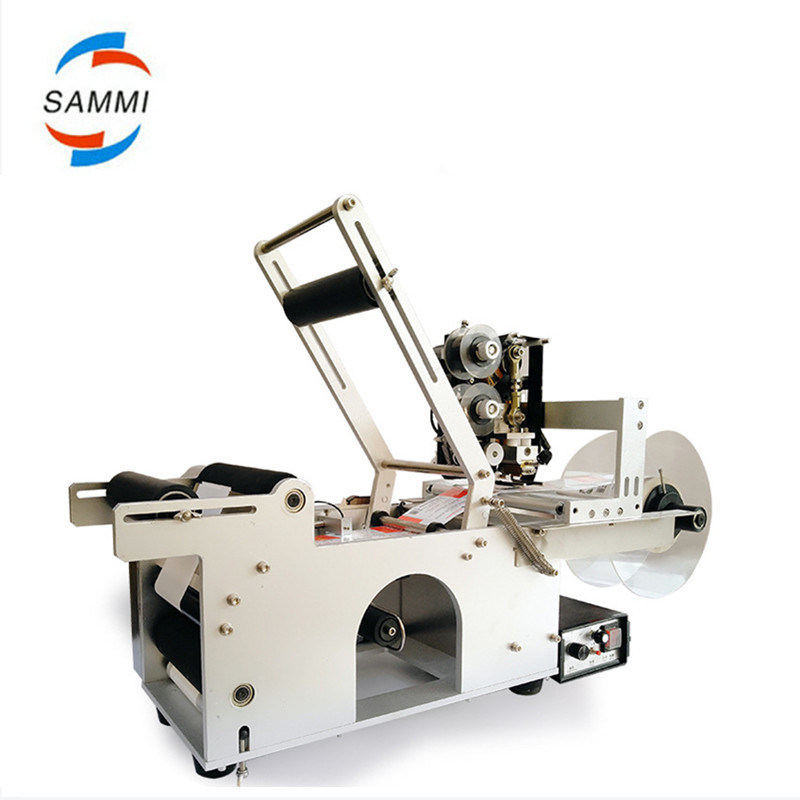 220V Semi-Automatic Electric Labeling Machine for Round Bottles with High Precision and Long Service Life