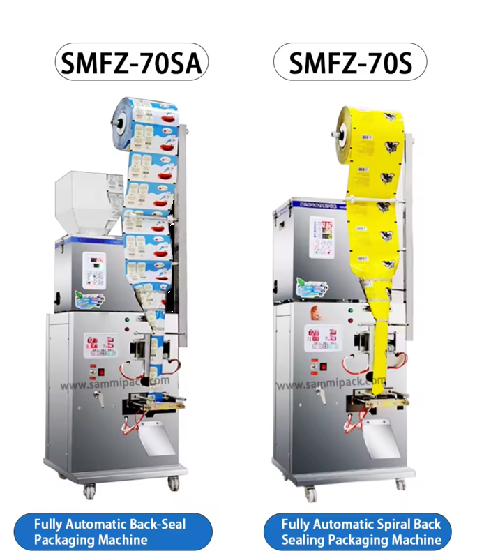 เครื่องบรรจุซองชา กาแฟ น้ำตาล แบบ 3 ด้านซีลอัตโนมัติ ใช้งานง่าย ขายดี