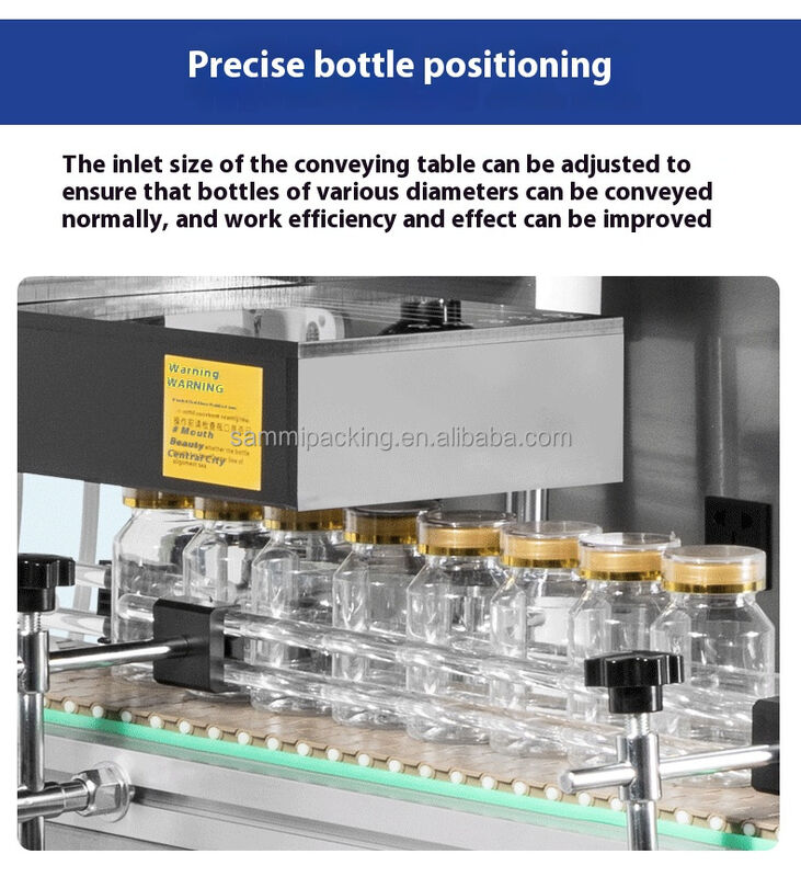 ประสิทธิภาพสูงครึ่งอัตโนมัติพลาสติกกระจกกระป๋องกระป๋องกระป๋องกระป๋องกระป๋องกระป๋องกระจก