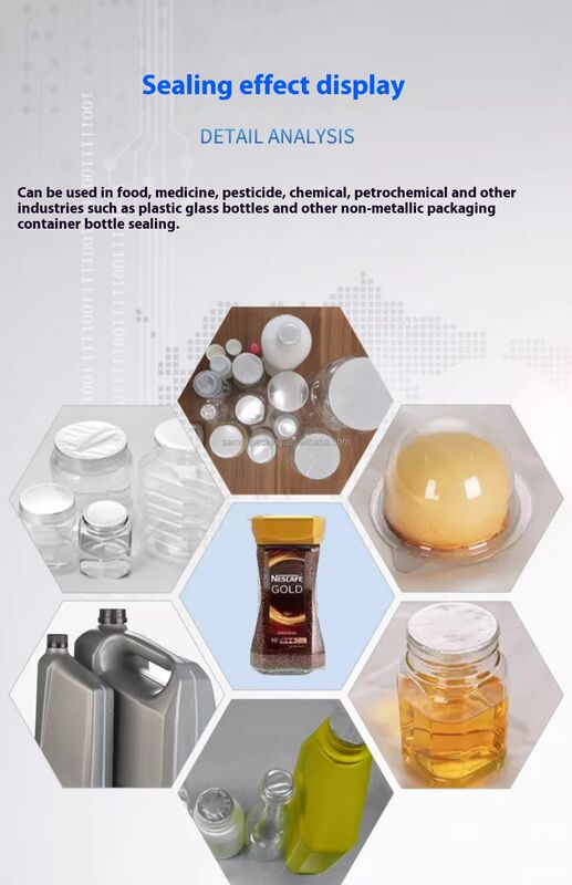 ประสิทธิภาพสูงครึ่งอัตโนมัติพลาสติกกระจกกระป๋องกระป๋องกระป๋องกระป๋องกระป๋องกระป๋องกระจก