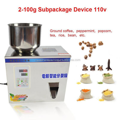 เครื่องชั่งชาครึ่งอัตโนมัติ เครื่องเติมผงถั่วกาแฟ