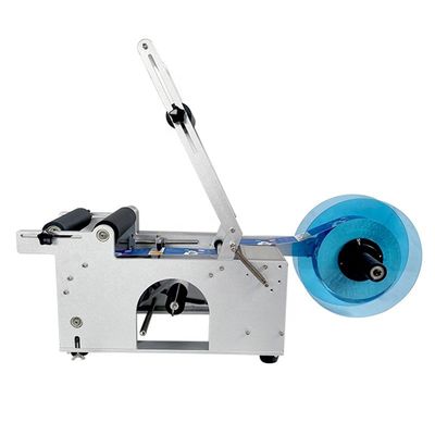 MT-50 เครื่องติดป้ายกระป๋องกลมครึ่งอัตโนมัติ