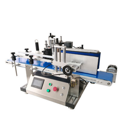 อัตโนมัติกลมกระป๋องเครื่องติดป้าย Label Applicator อาหารกระป๋องตั้ง Roll กระป๋องสติ๊กเกอร์เครื่องติดป้าย