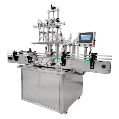 500BPH Linear กระป๋องเติม Capping เครื่องติดป้ายสายอัตโนมัติ