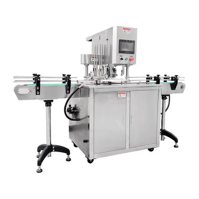 อัตโนมัติเต็ม ปนูมาติก Can Sealer สําหรับอาหารและการใช้งานเคมี การปิดความสูง customizable