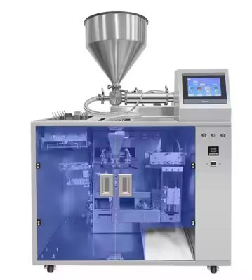 เครื่องบรรจุซองซิปล็อคแบบตั้งได้สำหรับบรรจุภัณฑ์อาหารสุนัข ชั่งน้ำหนัก บรรจุ และปิดผนึกสำหรับบรรจุภัณฑ์ถุงพลาสติก