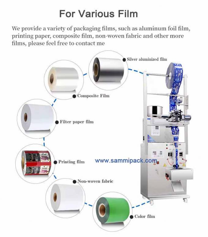 เครื่องบรรจุผงชาพร้อมวัสดุบรรจุภัณฑ์กระดาษ น้ำหนักรวมเดี่ยว 120.000 กก. พร้อมเครื่องพิมพ์วันที่แบบ Hot Stamp 2