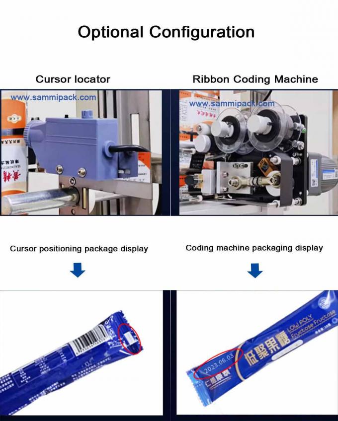 เครื่องบรรจุผงชาพร้อมวัสดุบรรจุภัณฑ์กระดาษ น้ำหนักรวมเดี่ยว 120.000 กก. พร้อมเครื่องพิมพ์วันที่แบบ Hot Stamp 4