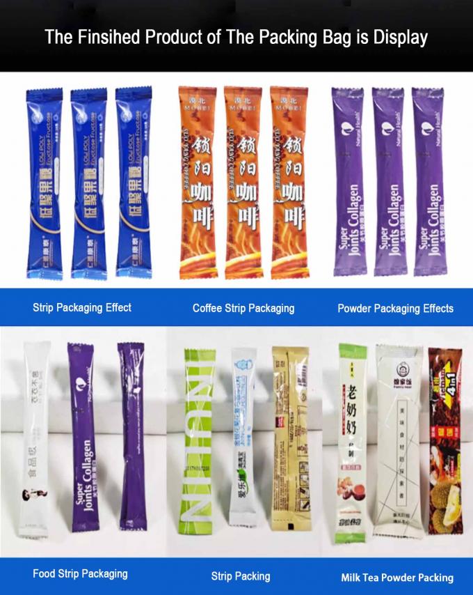 เครื่องบรรจุผงชาพร้อมวัสดุบรรจุภัณฑ์กระดาษ น้ำหนักรวมเดี่ยว 120.000 กก. พร้อมเครื่องพิมพ์วันที่แบบ Hot Stamp 8