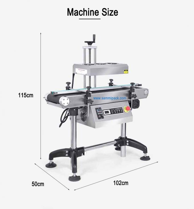 อัตโนมัติต่อเนื่อง กระป๋องพลาสติก ปิดความร้อน อิเล็กทรอนิกส์อินดูชั่น อลูมิเนียมฟอยล์ ปิดเครื่องจักร 2
