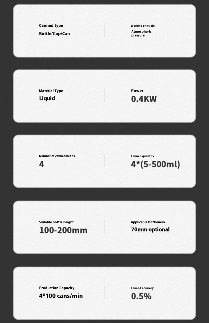 เครื่องเติมของเหลว Desktop อัตโนมัติ น้ํามันอิทธิพล์ขนาดเล็ก น้ําหอม กระป๋องน้ําเหลว เติมปิดและเครื่องหมายเครื่อง 4 หัว 10