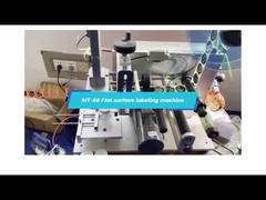 เครื่องติดป้ายบนพื้นผิวเรียบสูงความแม่นยําสูง ขายดีที่สุด MT-60 เครื่องติดป้ายบนพื้นผิวเรียบสูงสําหรับฝาขวด