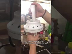 อลูมิเนียมฟอยล์ อินดูชั่นเครื่องประปา มือถือครึ่งอัตโนมัติ