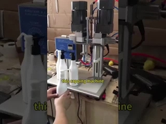 เครื่องครึ่งอัตโนมัติกระปุกกระปุกกระปุกสําหรับกระตุ้นหมอกพลาสติก