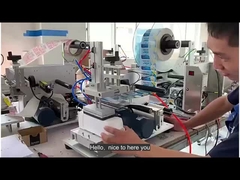 ไม่มีเครื่องป้ายบรรจุกระป๋องอากาศ ผิวเรียบ พร้อมเครื่องพิมพ์วันที่