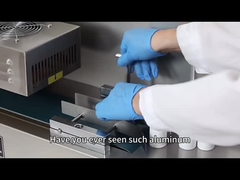 LGYF-2000AX เครื่องปักปัดแบบอินดูชั่น แบบครึ่งอัตโนมัติต่อเนื่องสําหรับกระป๋องสัตว์เลี้ยง