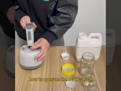 เครื่องปิดหมวกอินดูชั่นพกพา เครื่องปิดแผ่นอลูมิเนียม 20-85mm 34*29*15MM ขนาด